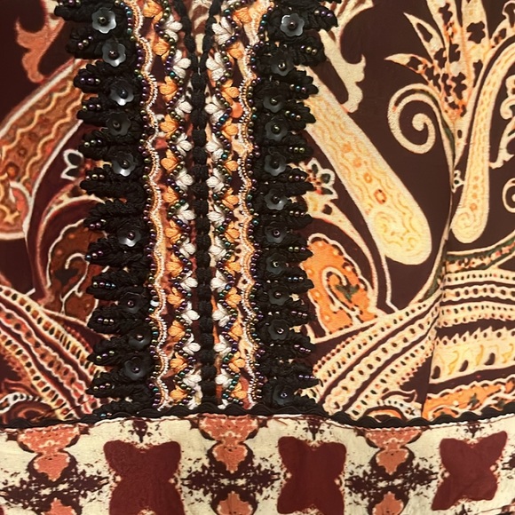 EUC Anthropologie Bhanuni By Jyoti Flirak Contrast Ronika Maxi Dress - Picture 9 of 10